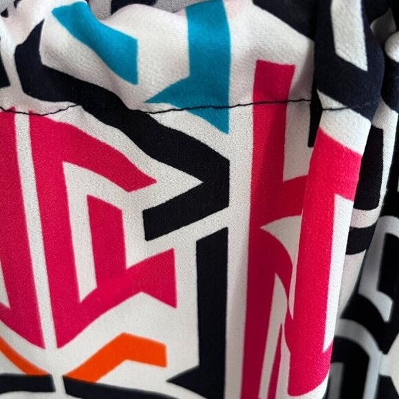 Crown & Ivy Geometric Polyester No Wrinkle Dress - Picture 4 of 7